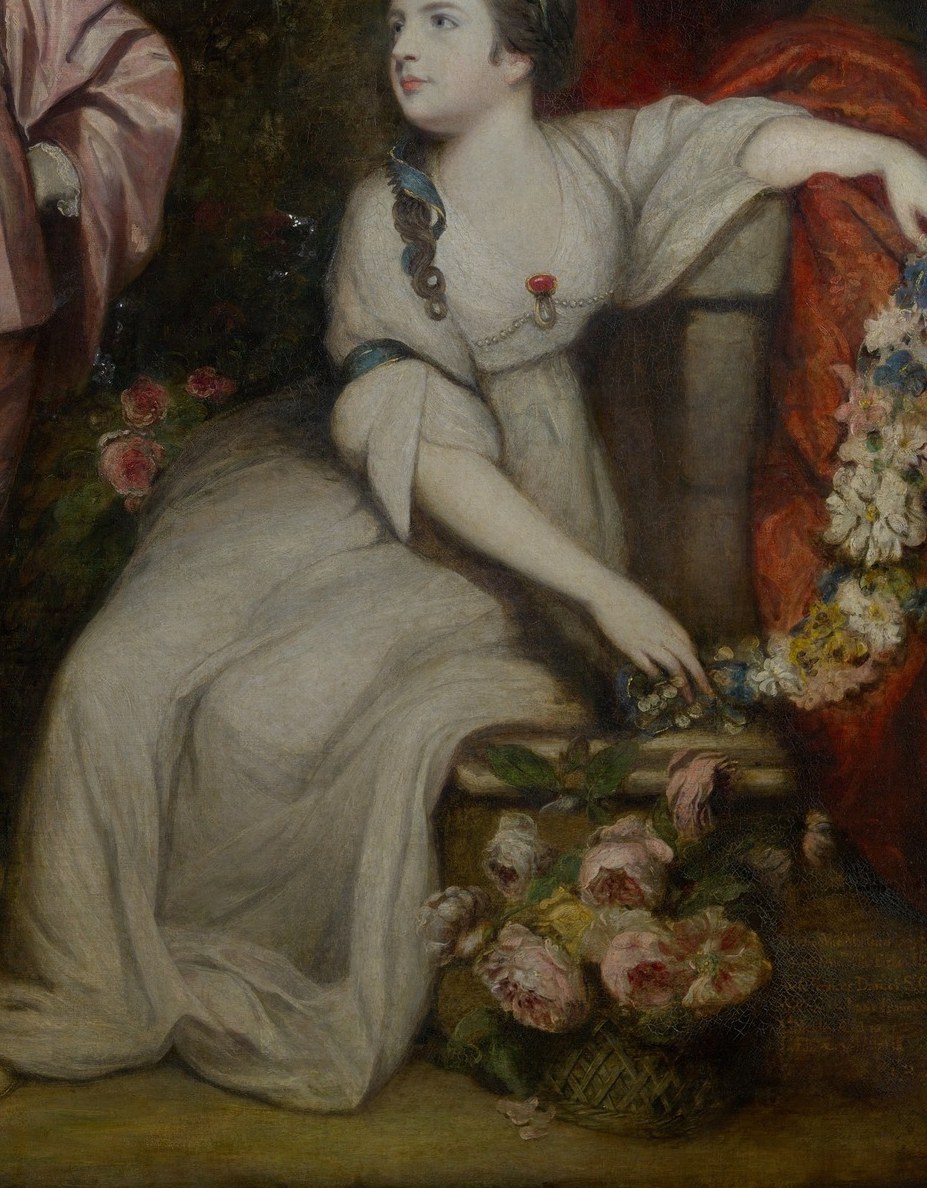 This one, of young George and Elizabeth Capel, was painted in 1768.