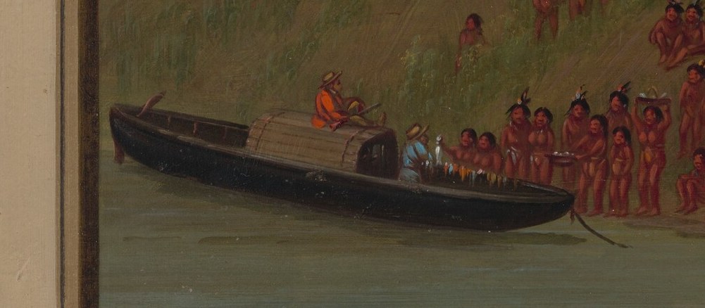 He traveled the American West, painting Native American life.