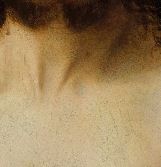 The texture of his skin shows remarkable realism.