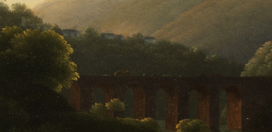After a long absence, this painting resurfaced damaged and overpainted.