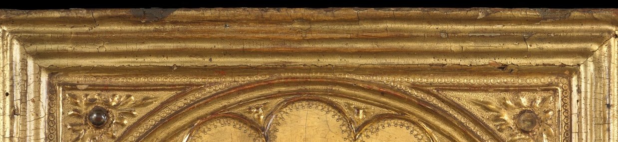 Even the frame itself echoes the divine radiance.