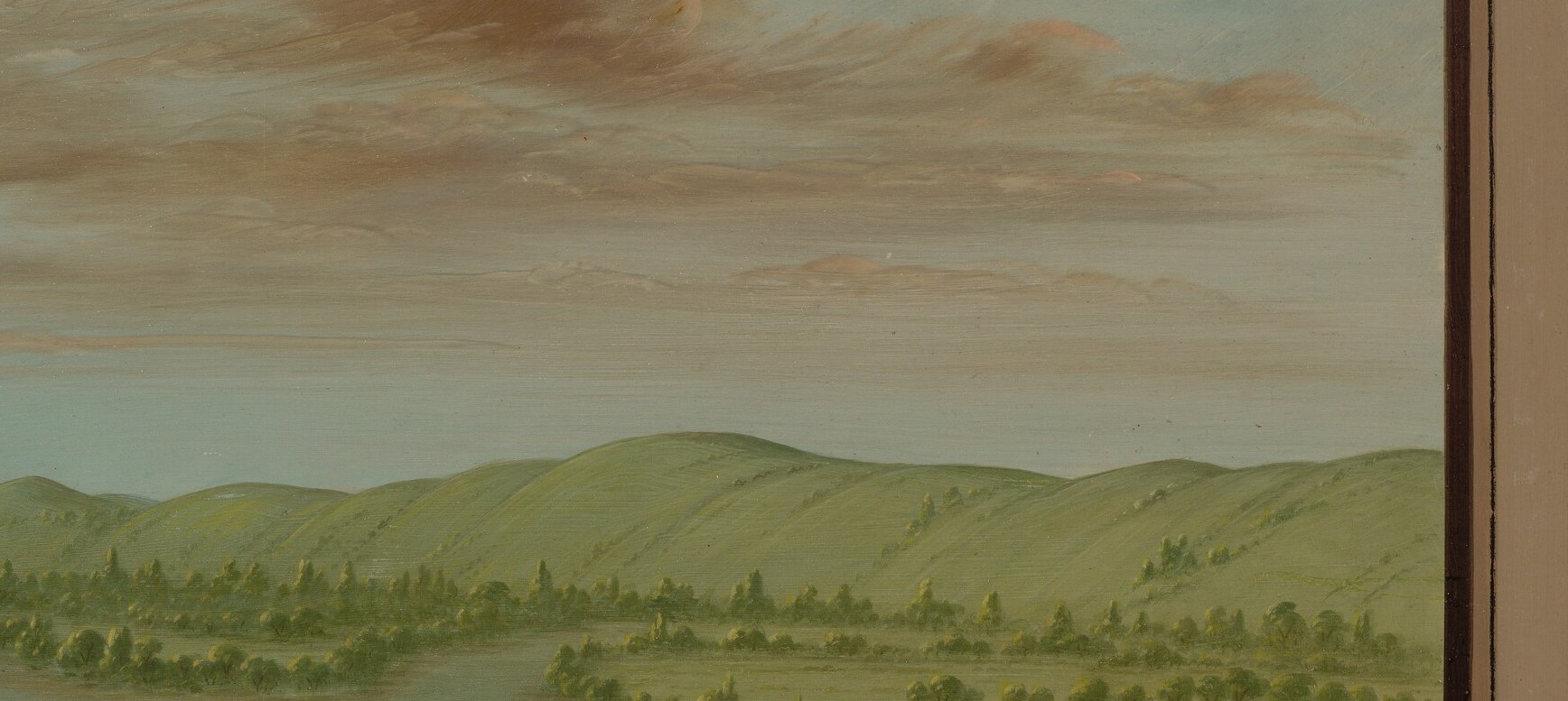 Suggests the vastness and remoteness of the landscape.