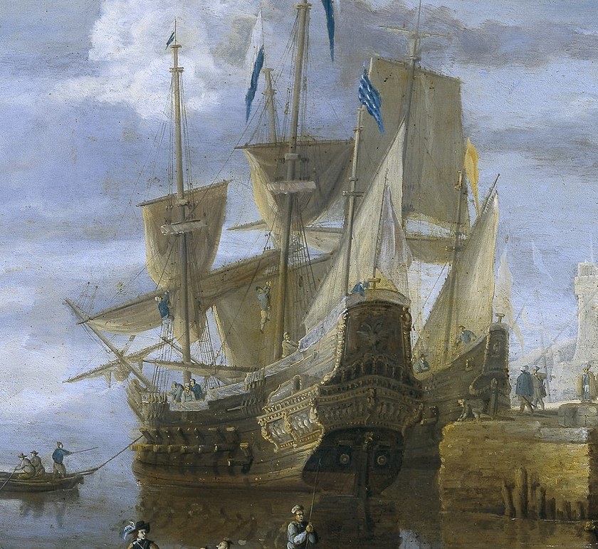 He captures the sheer scale of maritime trade here.