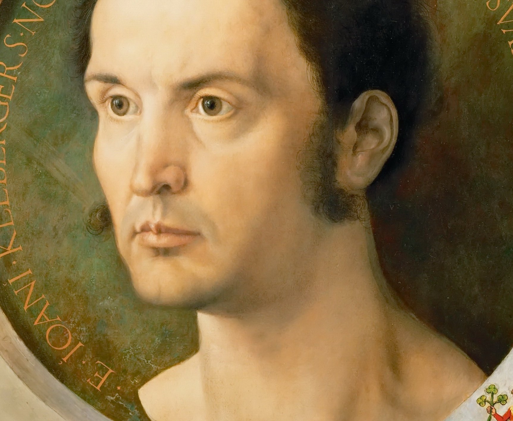 The Latin inscription identifies Kleeberger and his age, 40.