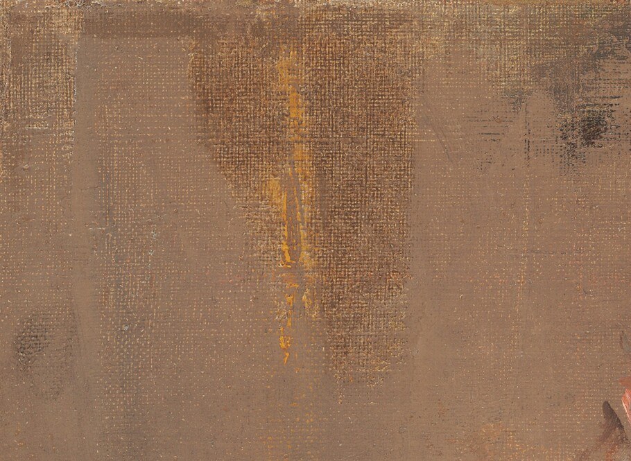 Notice the visible brushstrokes, highlighting the artist's process.