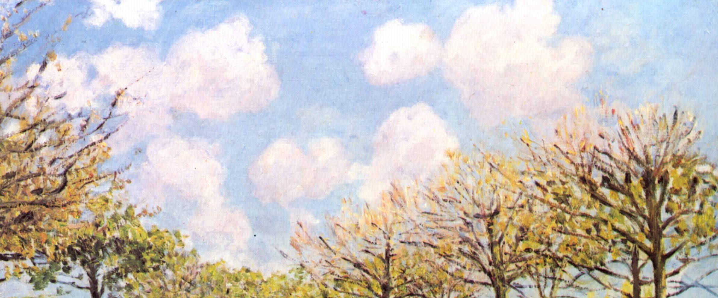 Sisley died in poverty, his work unsold.