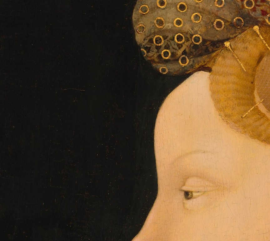 Oil paint could do something tempera never could: plush, luminous skin.