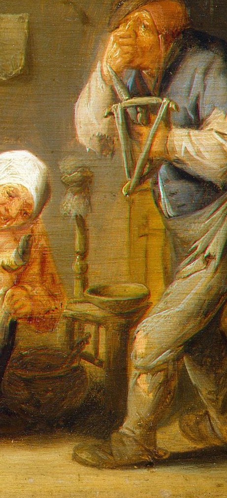 The painting is called 'Sense of Smell' for a reason.