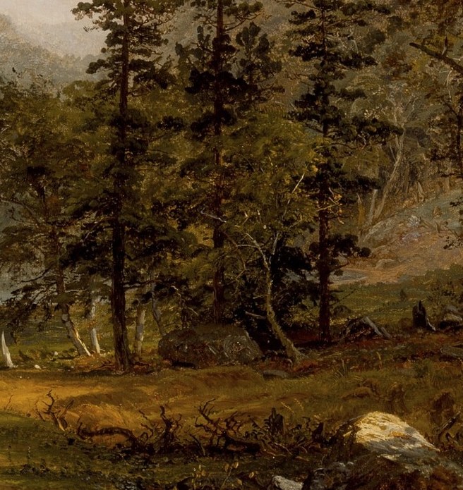 The artist often focused on New England scenery in this period.