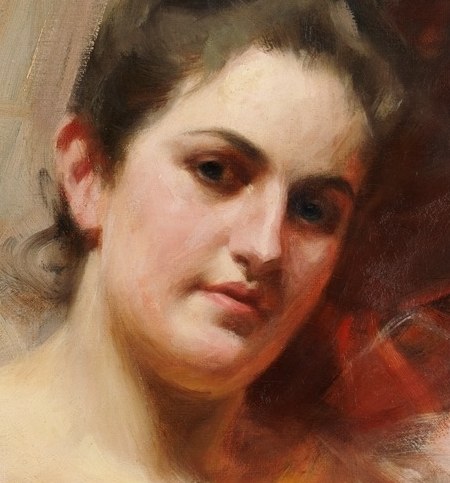 Here he captures the young Frieda Schiff in 1898.