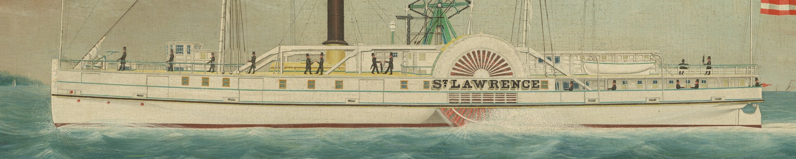 This is the Steamer St. Lawrence, built in 1850.
