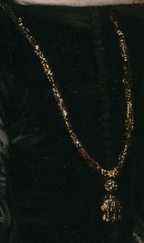 Around his neck, the Order of the Golden Fleece.
