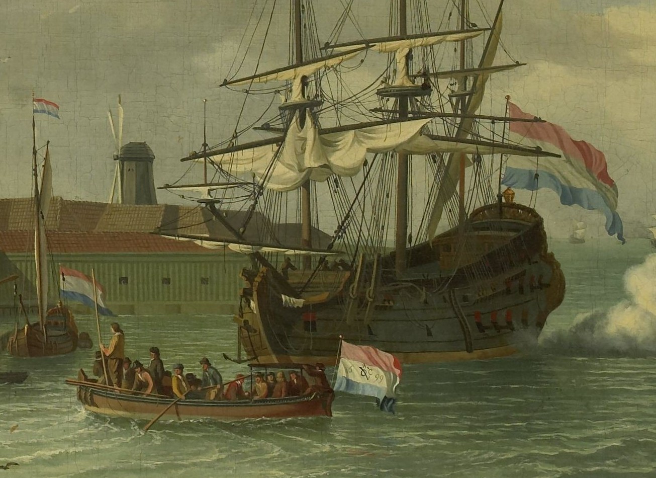 It's Onrust Island, a Dutch trading post near Batavia.