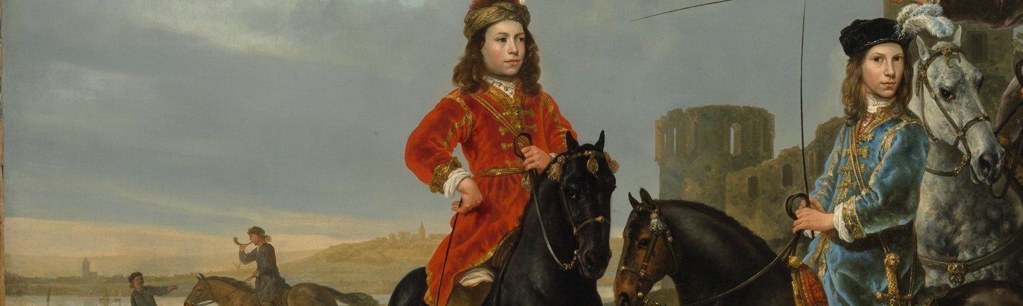 Cuyp's most celebrated effect , a warm Italianate golden haze over a Dutch landscape; the light bathes every surface and is the technique most associated with his signature style.
