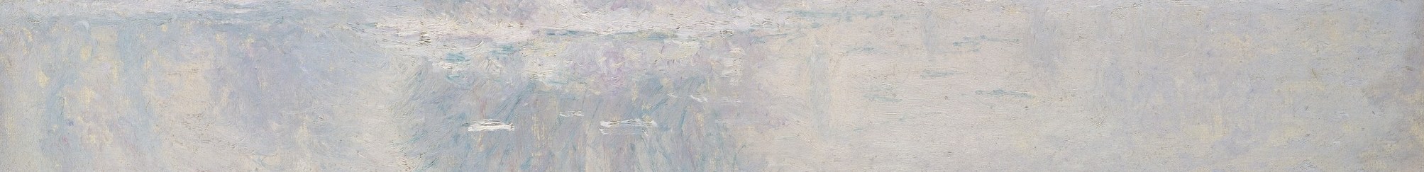 He painted this frozen river in 1893.