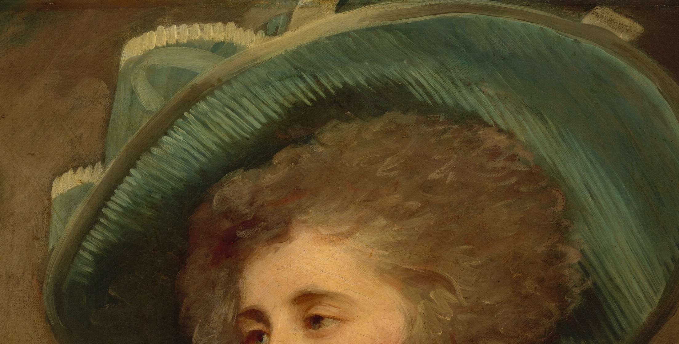 She was eighteen. The hat is a young woman's flourish.