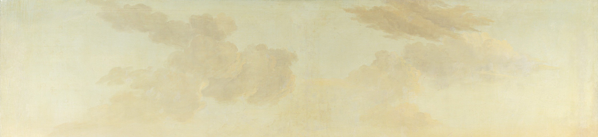 The painter used transparent layers to create a hazy, soft light.