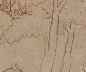 A single, unbroken line carries the rein from hand to bit.
