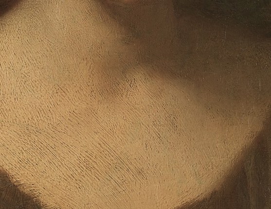 Loeb used soft, blended brushstrokes to create the calm.