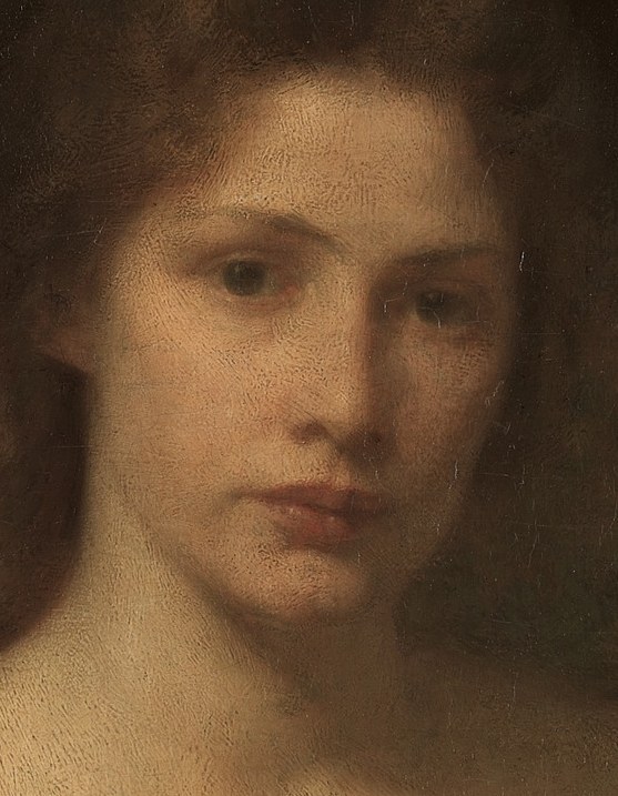 But his portraits, like this one, explore subtle moods.
