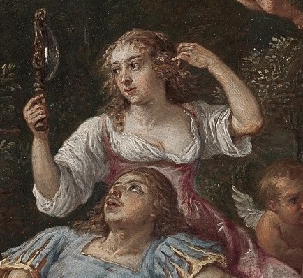 She is Armida, and her beauty enchants knights.