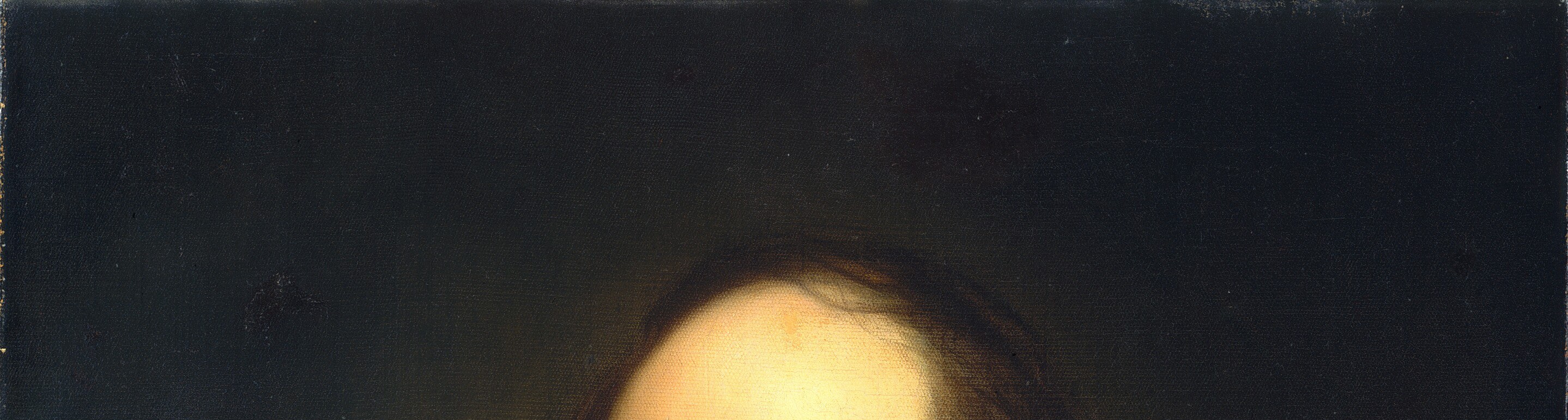The featureless tonal ground is a deliberate Old Master convention , it dissolves spatial context and pushes the figure toward timeless, iconic status