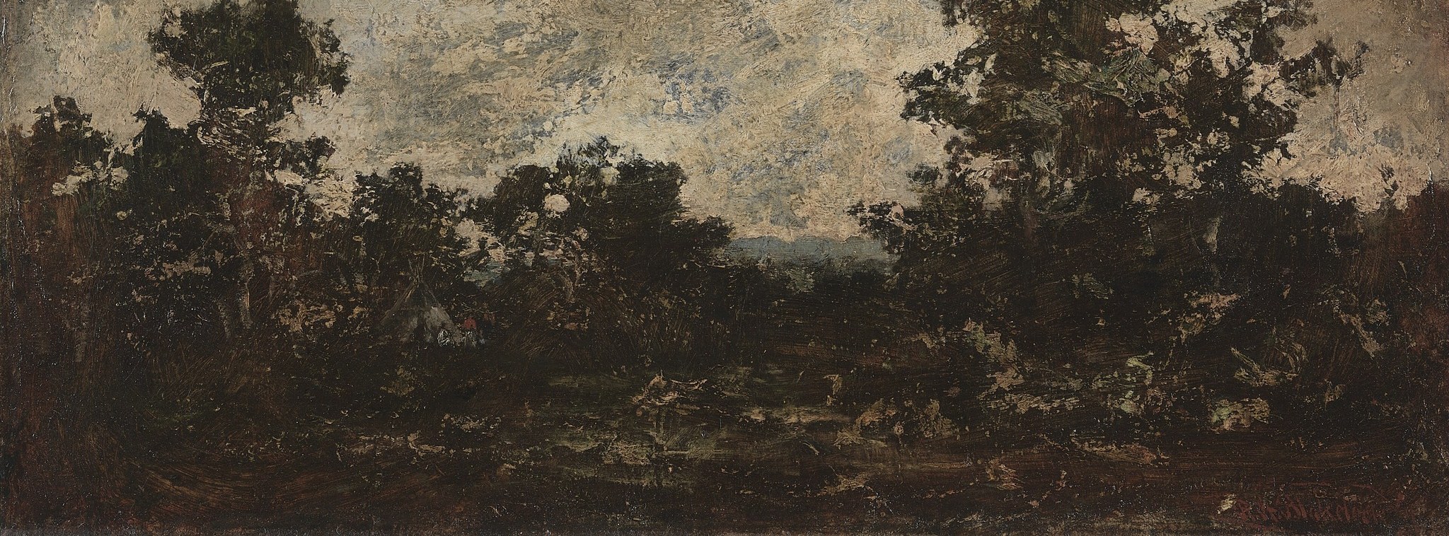He was a reclusive artist, famous for his dramatic landscapes.