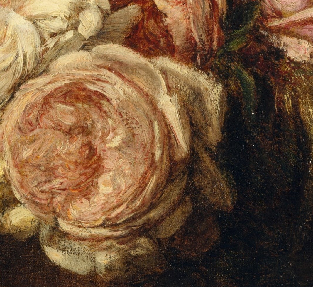 But he painted hundreds of flower still lifes like this one.