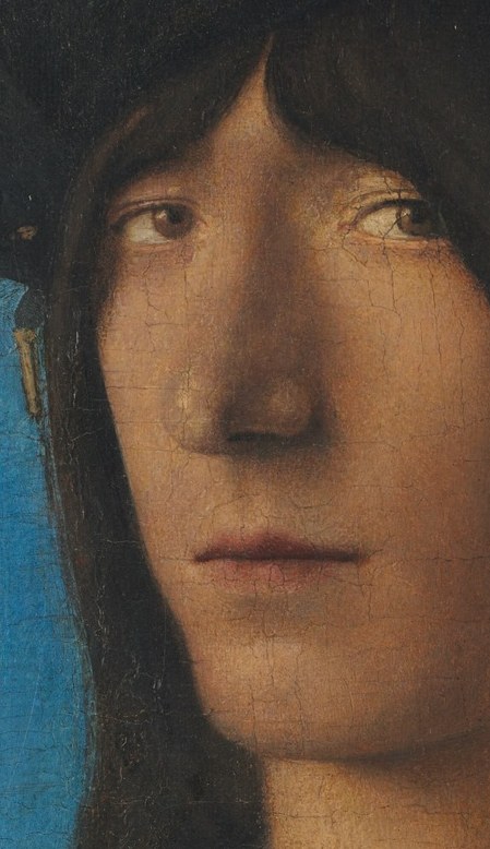Later, his portraits showed influence from Leonardo da Vinci.