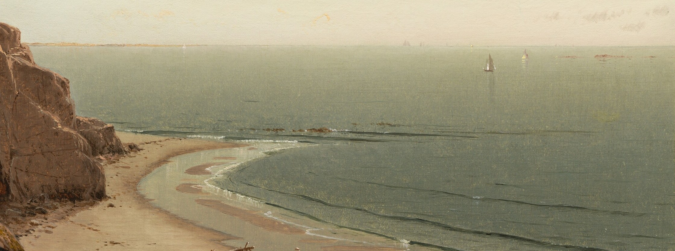 Then see how the ocean surface becomes perfectly glassy.