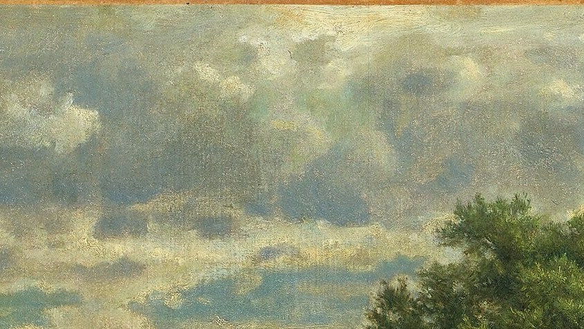 This was the year Inness began to leave the Hudson River School behind.
