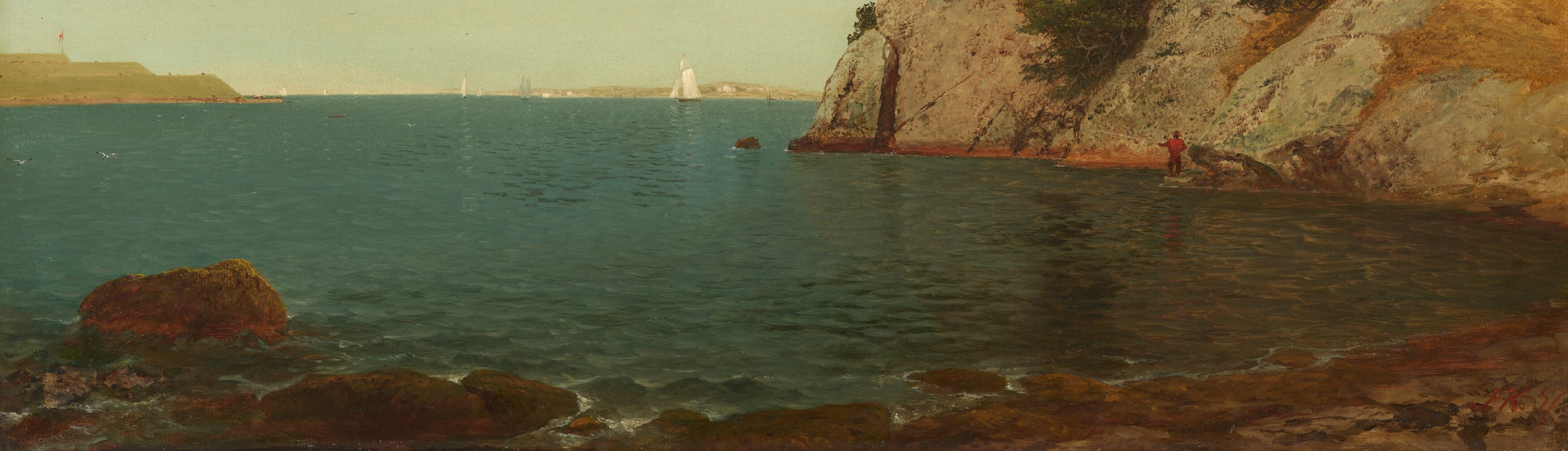 Notice the incredibly still, reflective water.