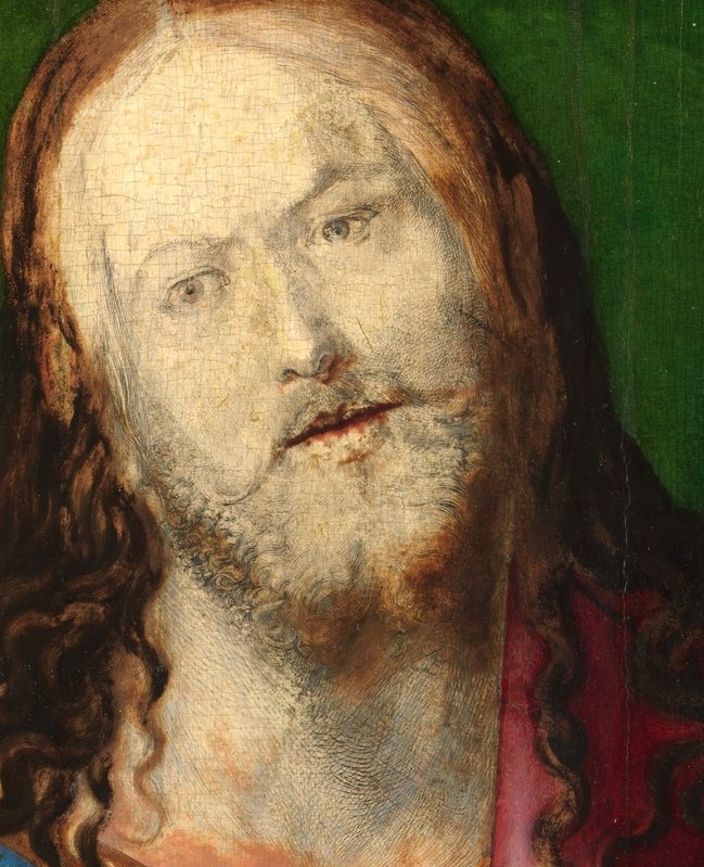 But his skill in oil painting is also clearly visible here.
