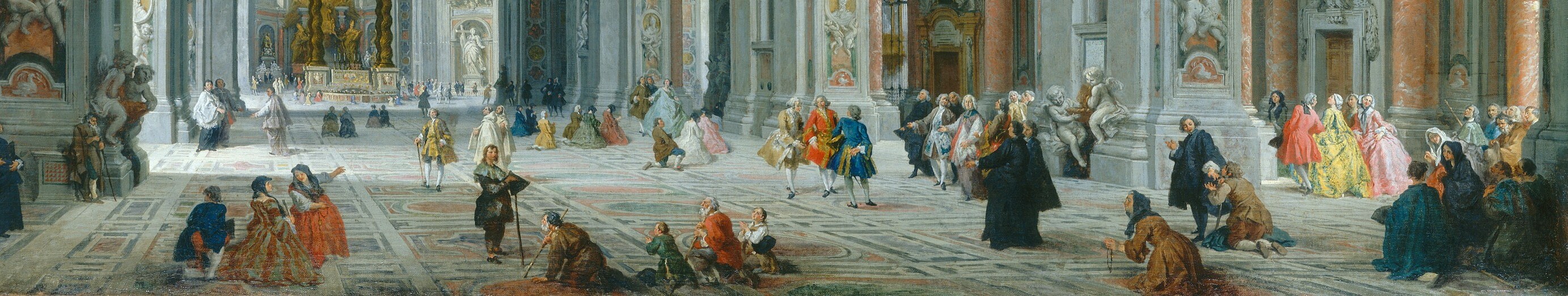 Pilgrims, tourists, and locals all gathered here.