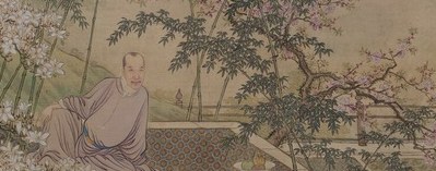 He was renowned for landscapes and figures, like this serene monk.