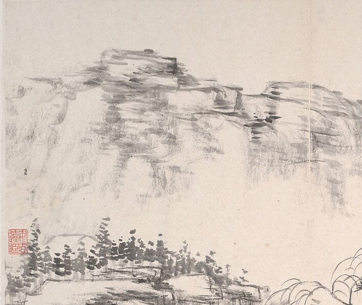 But one year before his death, in 1814, he painted this.