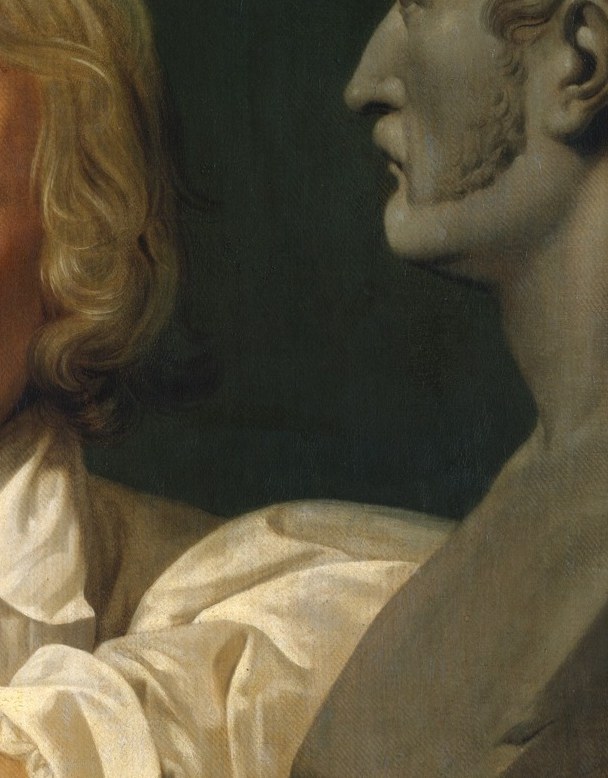 They agreed to each make a portrait of the other.