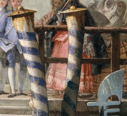 This painter, Domenico Tiepolo, loved painting daily life.