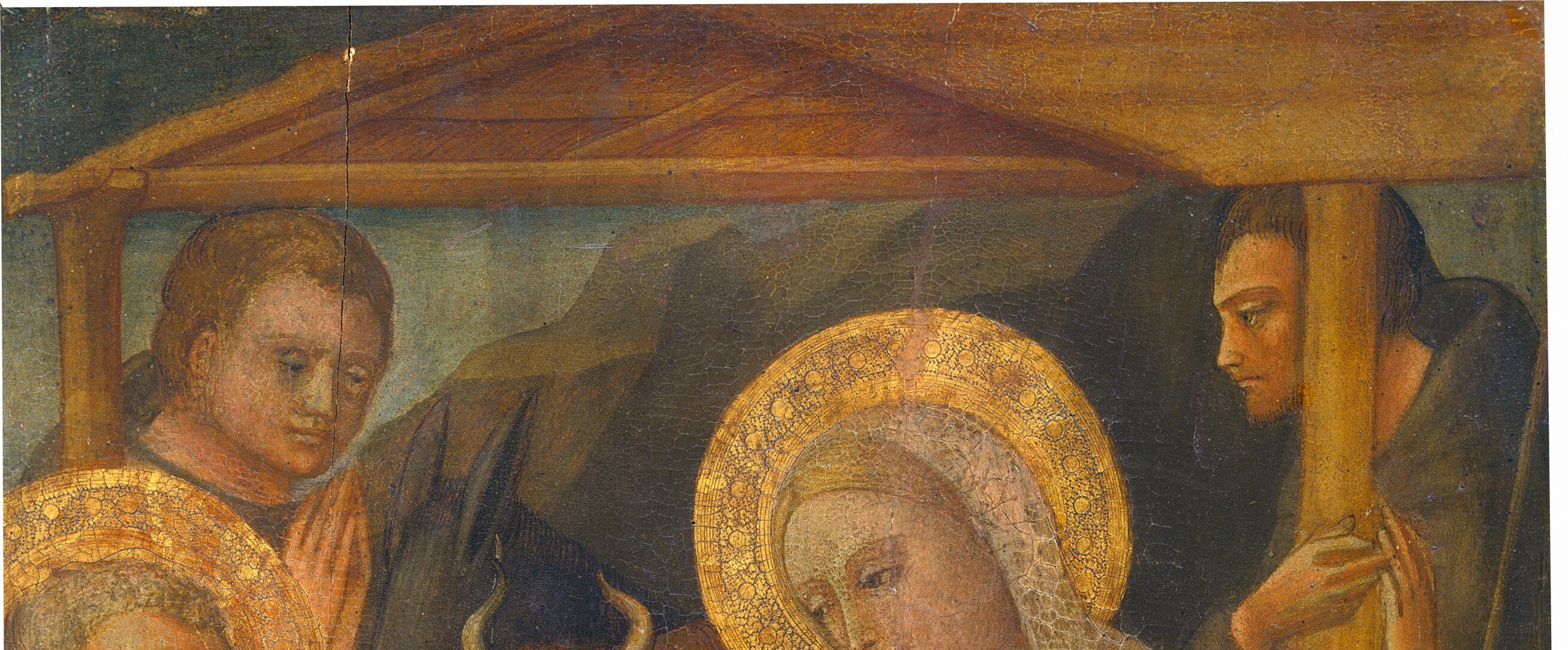 This tempera on panel was painted in 15th-century Italy.