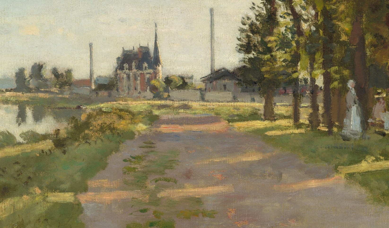 The towpath here was a new social stage for the middle class.