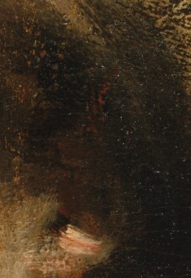 Now find his right ear in the darkness.