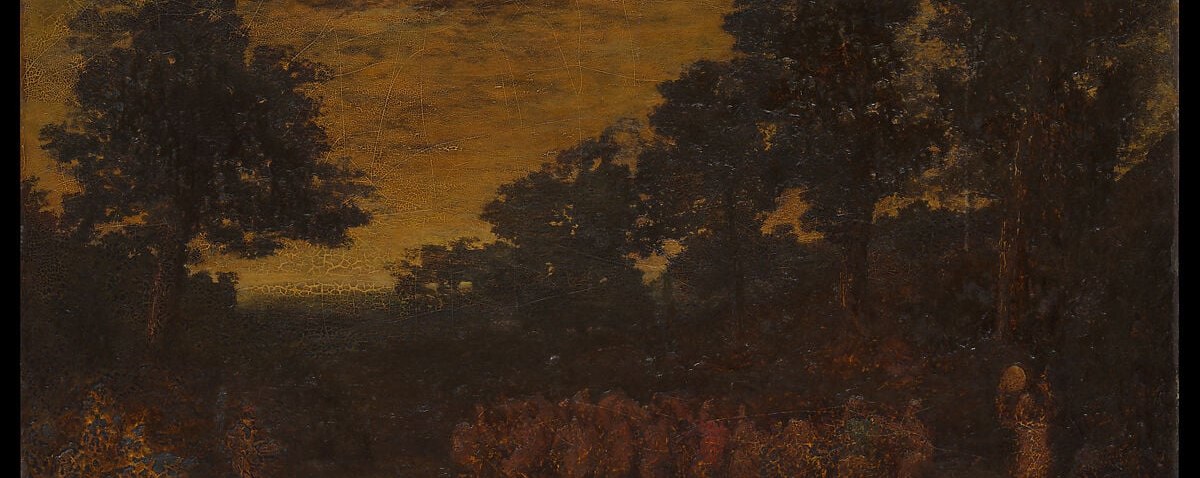 He created these scenes from memory, often at night.