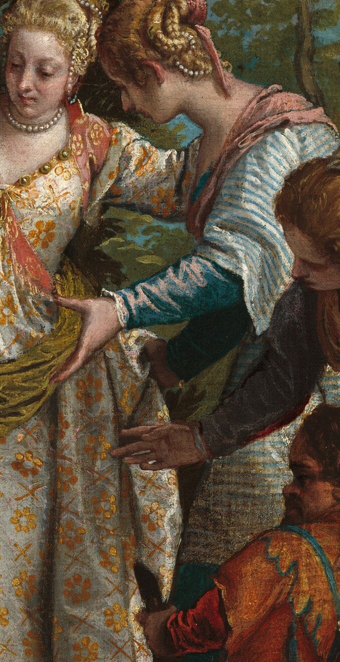 His secret was layering thin, transparent paint, or glazes.