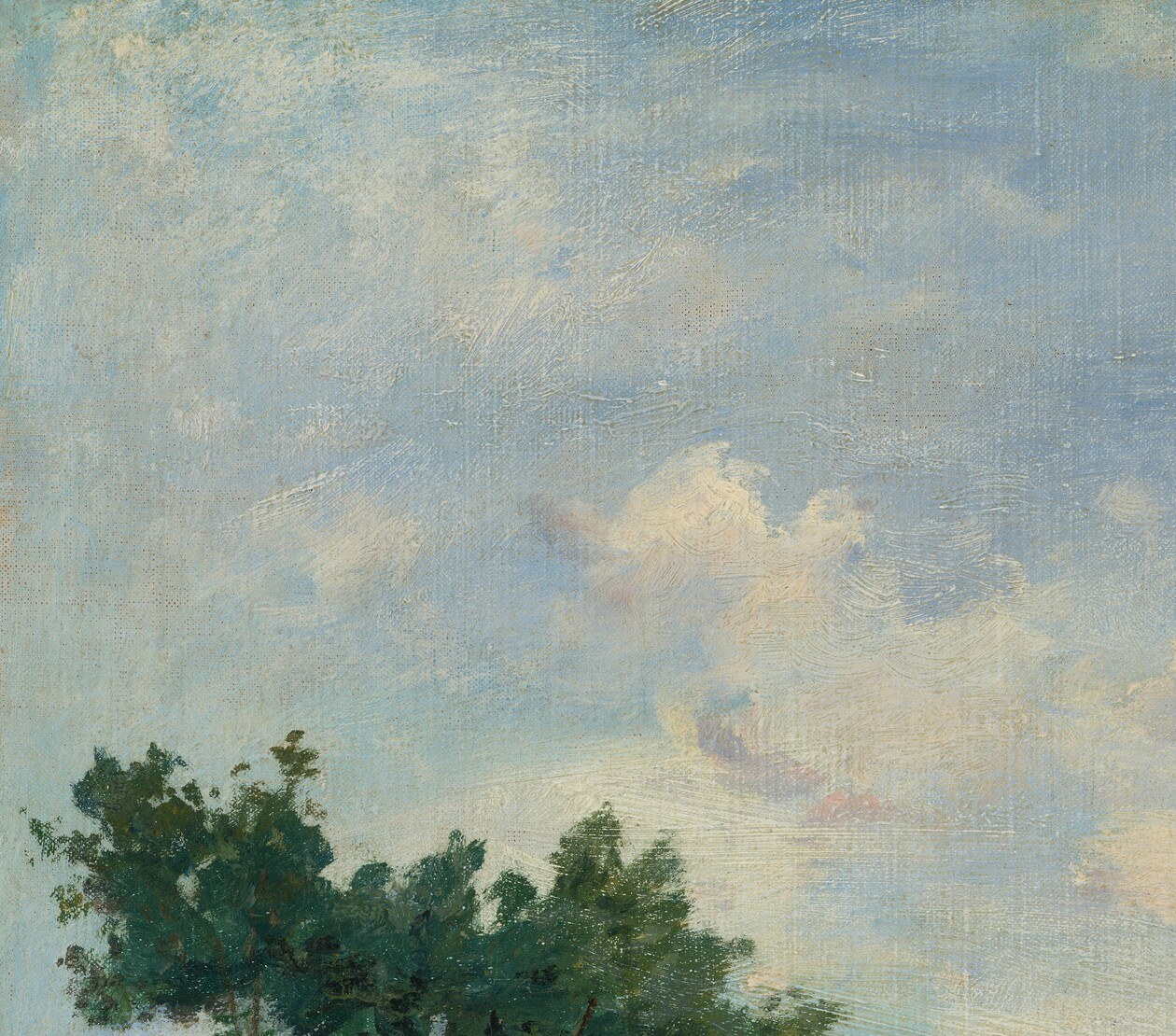 The artist was famous for his atmospheric skies.