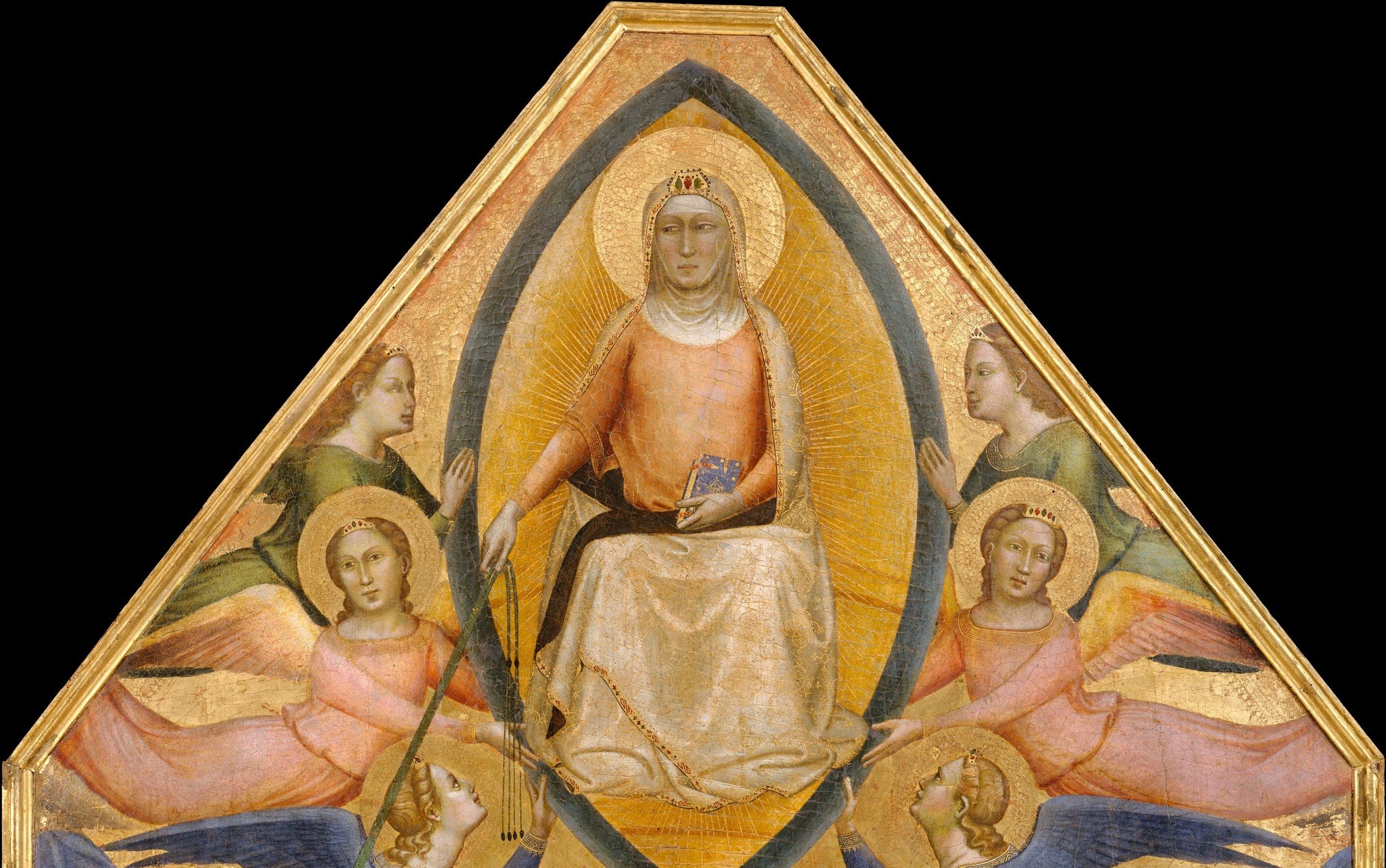 See how the gold background seems to glow?
