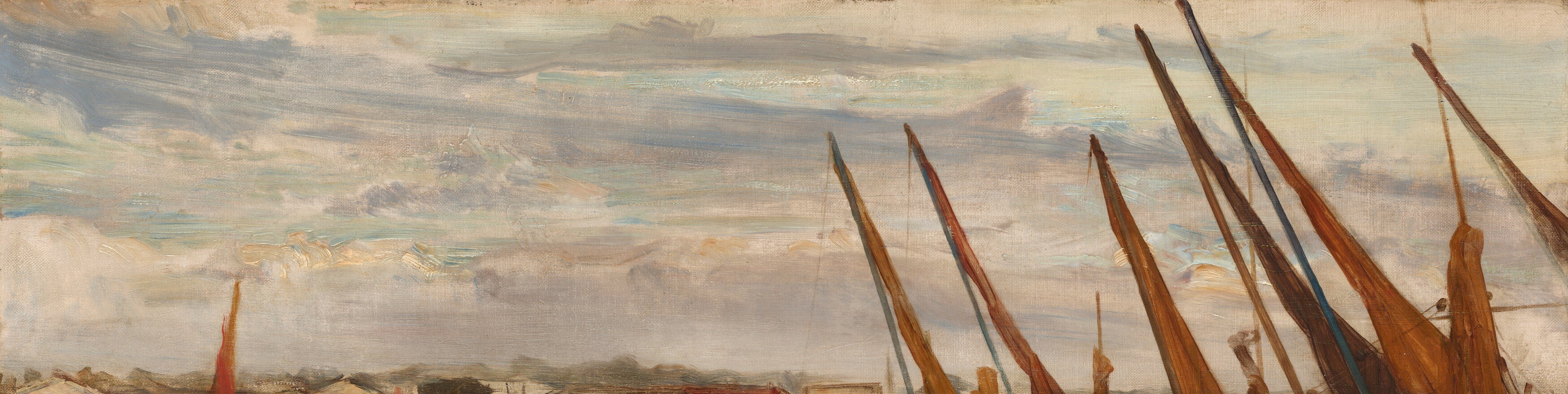 Notice how the water and sky nearly merge in tone.