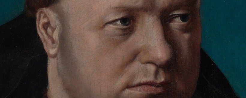 Under his eyes, shadows too deep for nature.