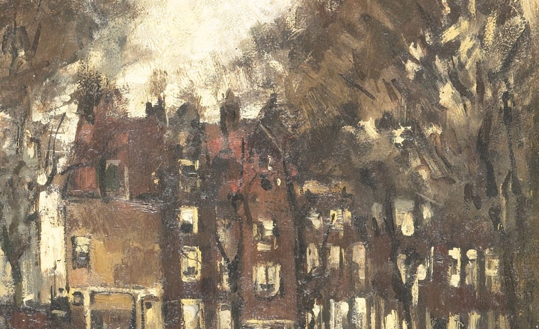 Provides context of the urban environment and architectural style of the era.