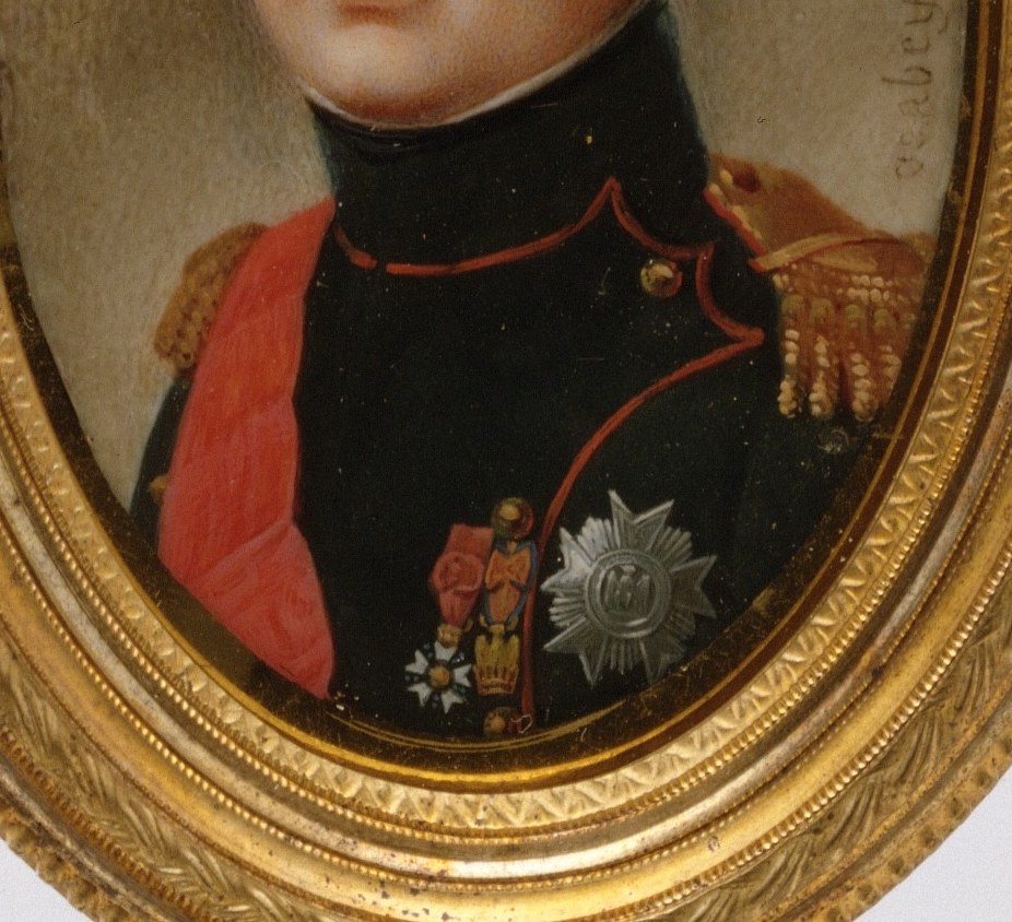 The painter, Isabey, was a miniaturist. Every gold thread is a hair-wide brushstroke.