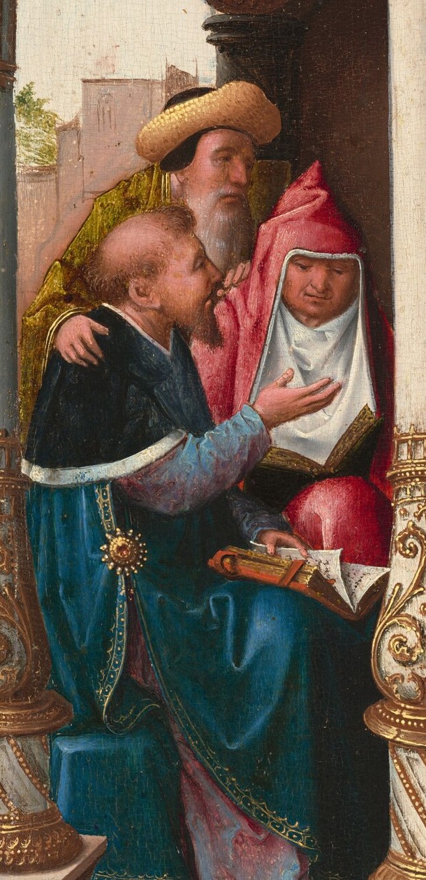 His later paintings often left execution to assistants.